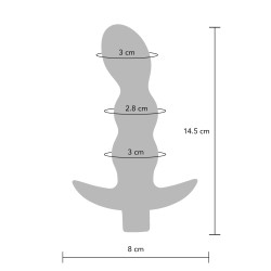 Toy Joy Plug vibrant The Risque 11 x 3.2cm